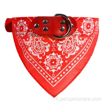 Bandana con sciarpa per cani da compagnia a caldo multicolore personalizzato